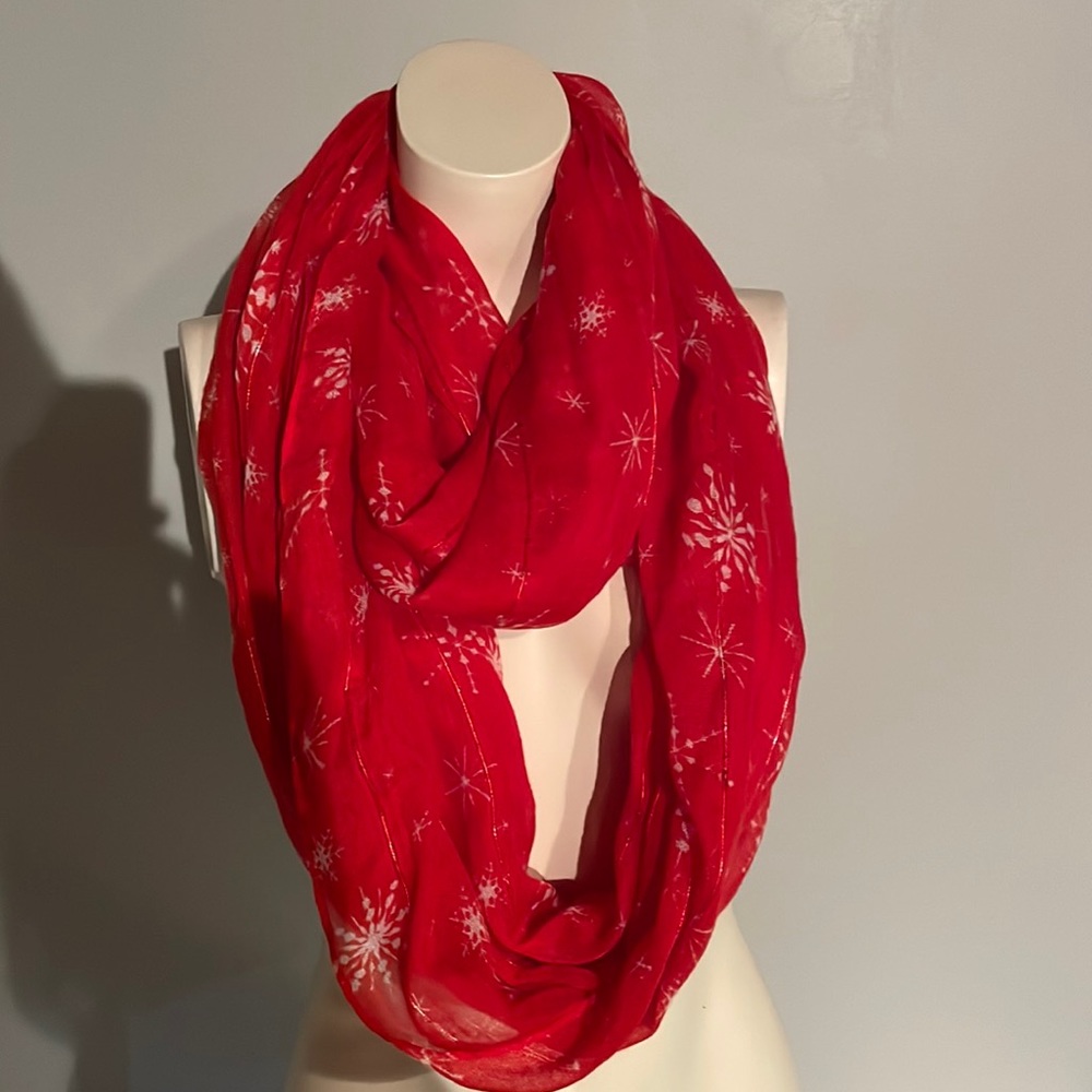 Ladies beautiful condition infinity scarf.  Just in time for the holidays!